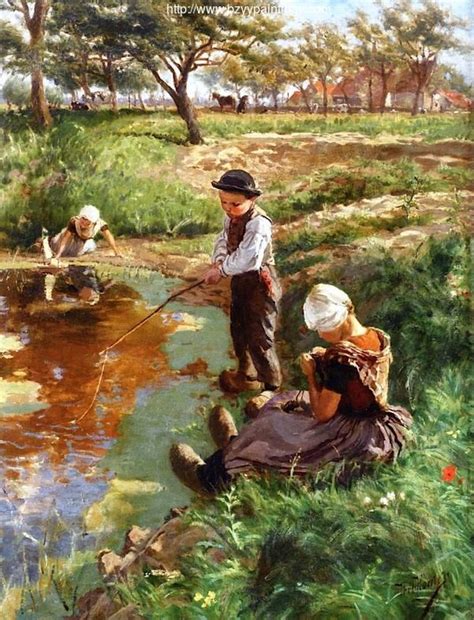 The Young Fisherman Large Art Painting Art Reproductions