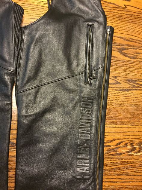 Harley Davidson Men S Deluxe Leather Chaps