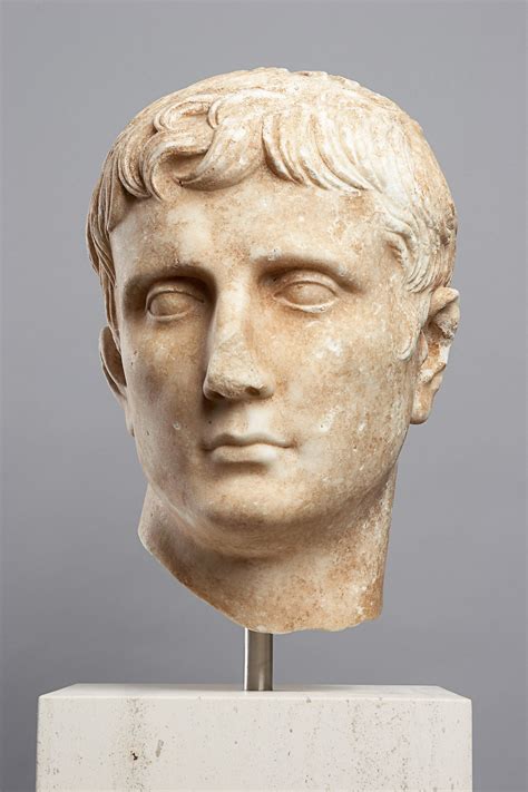 Portrait Of The Roman Emperor Augustus Liebieghaus