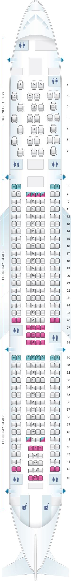 Aer Lingus Seating Chart Airbus A330 200