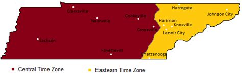 Time Zones In Tennessee Map Map Gambaran