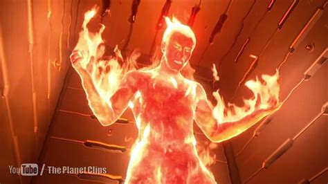Chris Evans Human Torch Increasing His Temperature As The Supernova