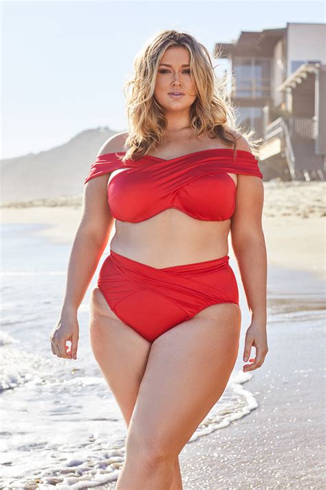 plus size model hunter mcgrady is our summer body positivity idol in her stunning swimwear