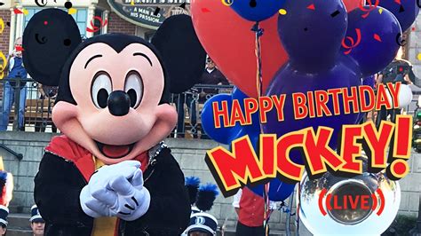 Mickeys Birthday Celebration At The Disneyland Resort Disney Live