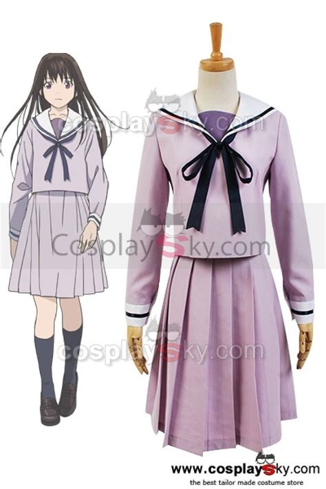 Fantasy Manga Noragami Hiyori Iki Uniform Cosplay Costume 7 Noragami