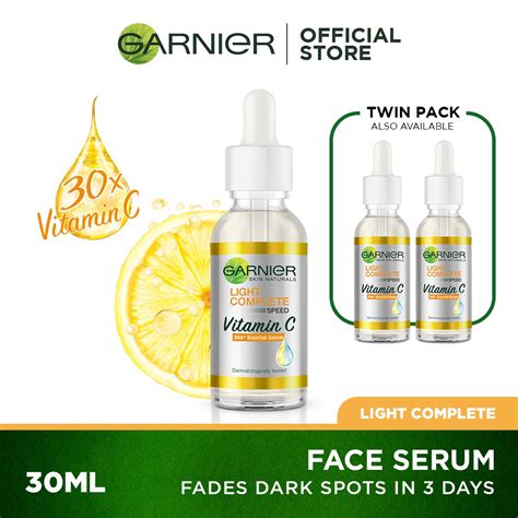 Garnier Light Complete Vitamin C Serum For Dark Spots 30ml Shopee