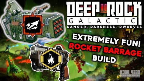 Really Fun Rocket Barrage Build Deep Rock Galactic YouTube