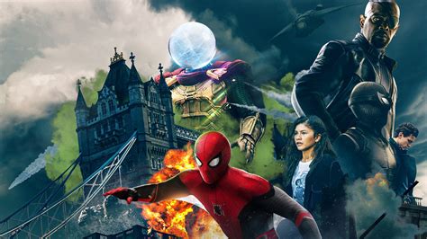 Spiderman Far Fromhome Character Poster Hd Movies 4k Wallpapers