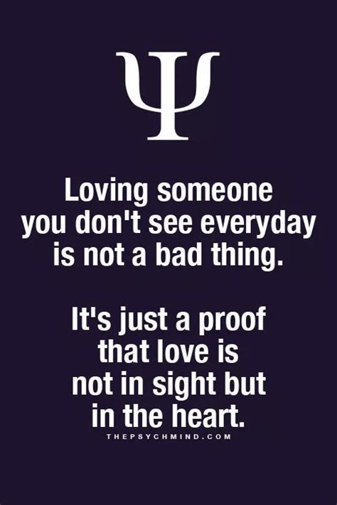 Distract yourself with other activities. loving someone you don't see everyday is not a bad thing ...