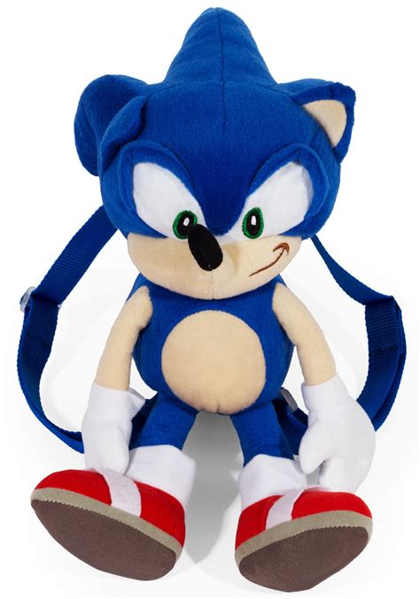 Place sonic on the toypad and spin into action as he speeds through some of his most iconic locations including green hill, emerald coast, labyrinth and many more. Sonic the Hedgehog 18" Plush Backpack