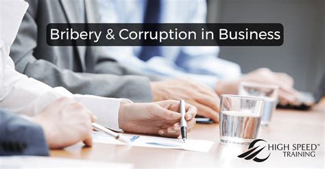 What Are The Effects Of Bribery And Corruption In Businesses