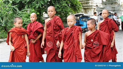 Burmese Novice Boys In Mandalay Editorial Photo Image Of Ethnic