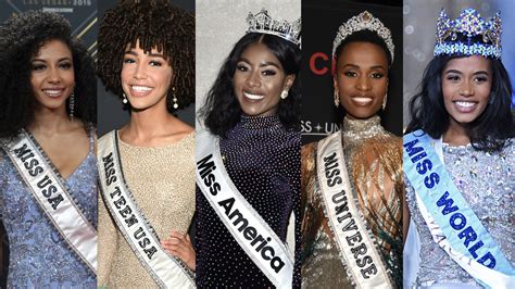 Five Black Women Hold Top Pageant Titles For First Time In History