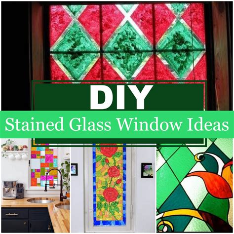 25 Easy Diy Stained Glass Window Ideas Diy Crafts