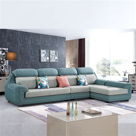 Designer Sofa Set American Style Modern Fabric Upholstered Sofa Set