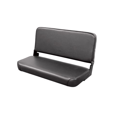 Wise Bench Seat With Folding Back — Black Model Wm1663 Northern