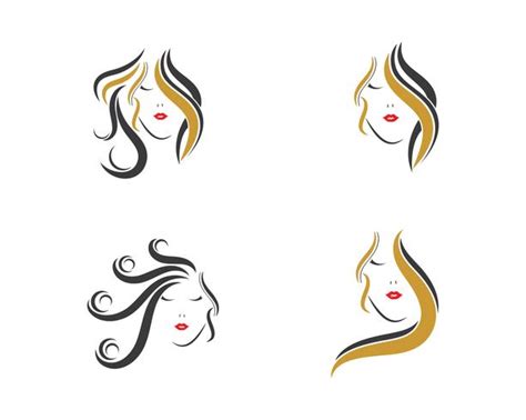 Woman Hair Icon Set 674160 Vector Art At Vecteezy