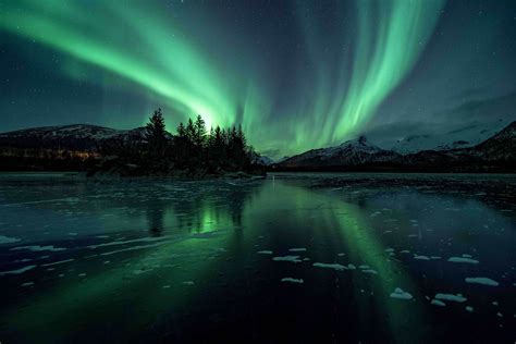 Aurora Borealis Northern Lights Iceland Photographic Art Print Au