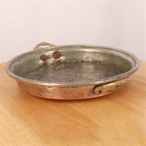 Bowl Plate Wash Bowl Dish Vintage Copper Simple Etsy Uk