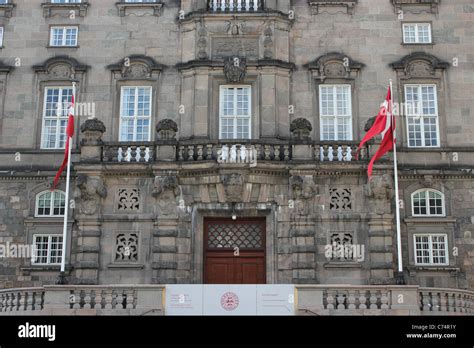 Parliament Entry With Danish Flags Hi Res Stock Photography And Images