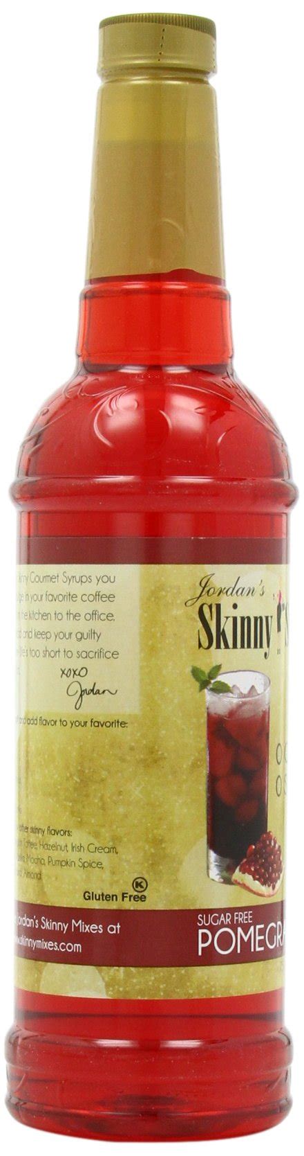 Jordan S Skinny Gourmet Syrups Sugar Free Syrup Pomegranate