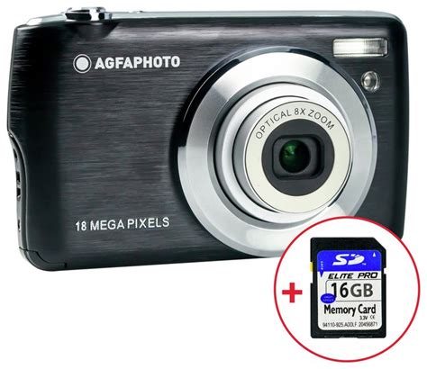 Buy Agfaphoto Dc8200 18mp 8x Zoom Compact Digital Camera Black