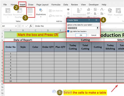 How To Make Daily Production Report In Excel Download Free Template