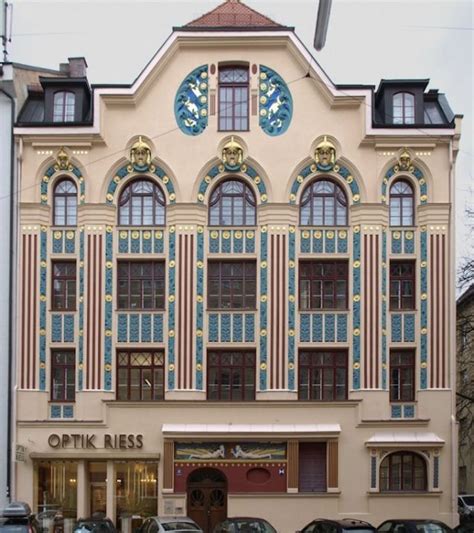 Ainmillerstr And Franz Joseph Str Munich Germany Art Nouveau