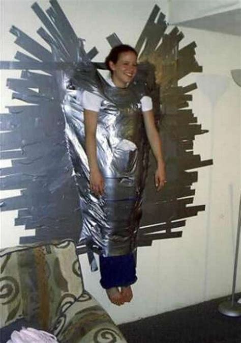 Funny Duct Tape Use That Is Hilarious 10 Photos