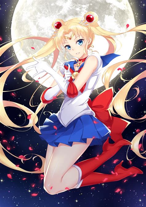 Safebooru 1girl Bishoujo Senshi Sailor Moon Blonde Hair Blue Eyes