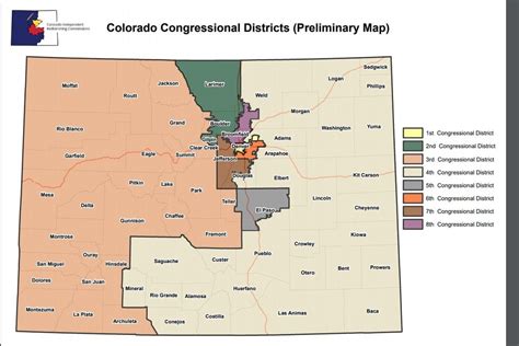 Colorado New Congressional Districts Map
