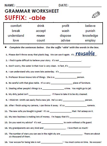 Ing Worksheets Grade 1