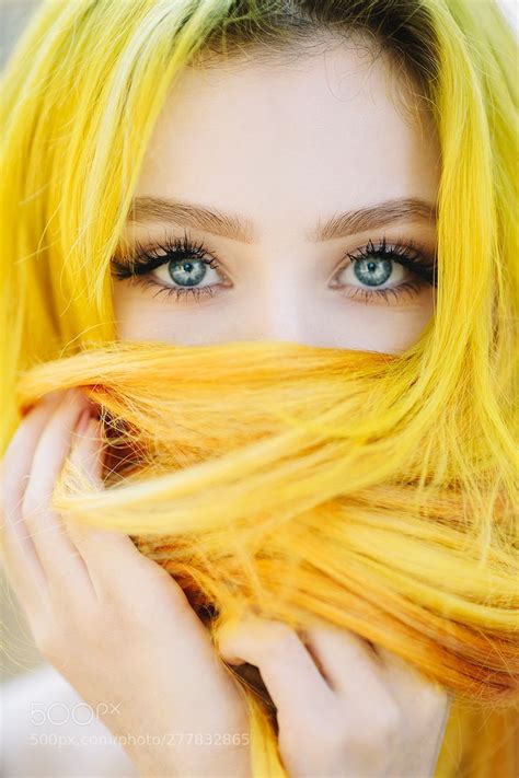 Autumn By Jovanarikalo Yellow Hair Hair Color Hairstyle