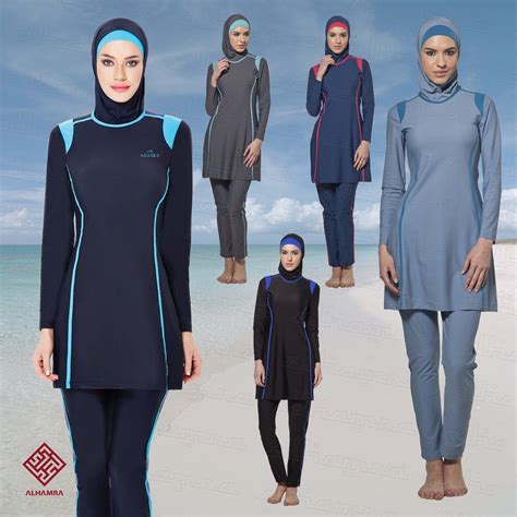 Alhamra Zarqa Full Cover Modest Burkini Swimwear Sportswear Alhamra