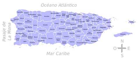 Chauve Souris Catalogue Pois Mapa De Puerto Rico Con Los Pueblos