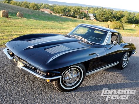 1963 Chevrolet Corvette Restored Daytona Blue Split Window Fuelie