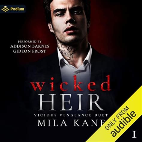 Wicked Heir Vicious Vengeance Duet Book 1 Audible Audio Edition Mila Kane