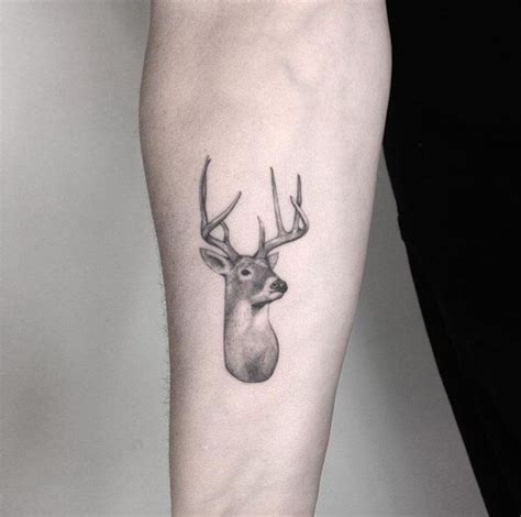 23 Best Stag Head Tattoo Designs And Ideas Petpress Buck Tattoo Deer