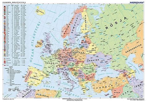 EUROPA Mapa Polityczna Stan Na 2021 TablicaSzkolna Pl