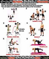 Barbell Exercise Routines Photos