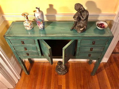 A realm reborn patch items. Baoshi Olive Green 6 drawer Console Table - NookDeco