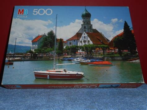 Milton Bradley 500 Pc Jigsaw Puzzle Wasserburg Bodensee Germany For