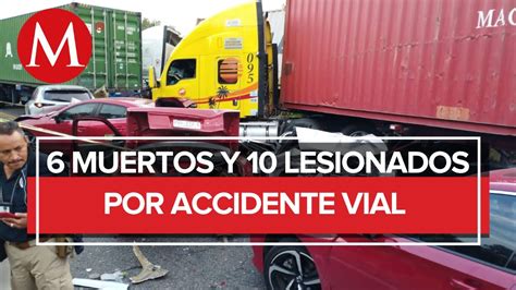Se Registra Accidente Vial En La Carretera Siglo Xxi Con Saldo De