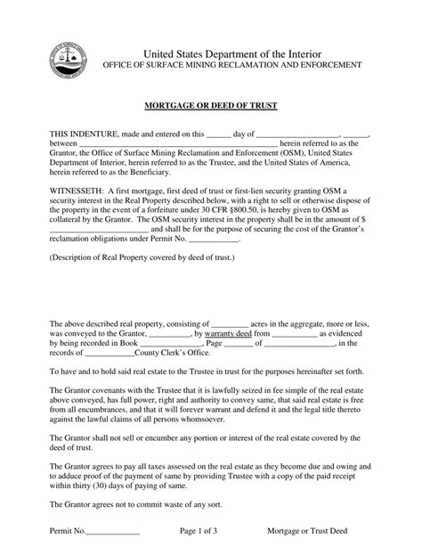 Tennessee Deed Of Trust Form Download Printable Pdf Templateroller
