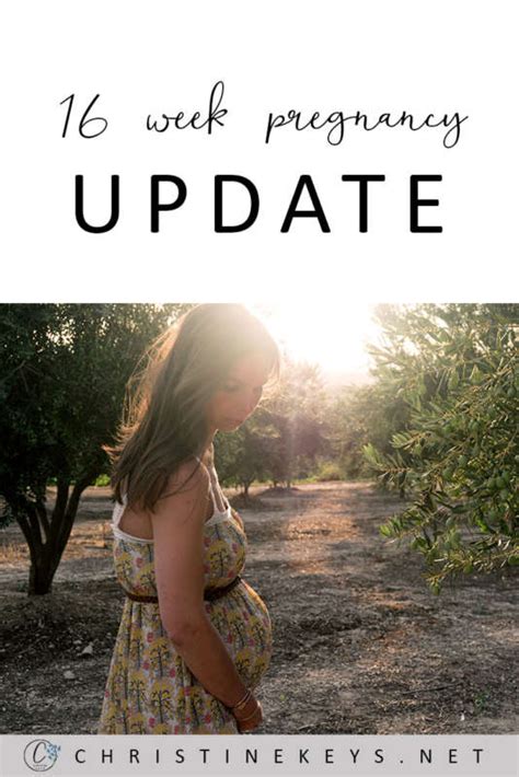 16 Week Pregnancy Update — Christine Keys
