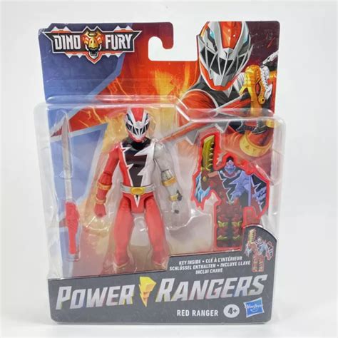 POWER RANGERS DINO Fury Red Ranger Mighty Morphin Power 6 Inch Action