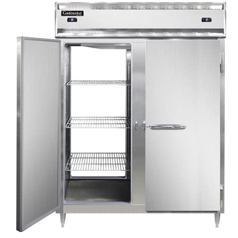 Have no idea if this is more expensive or not. Continental DL2RFE-PT 57" Solid Door Extra-Wide Dual ...