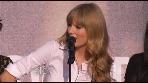 Taylor Swift Performs “begin Again” On Ellen Youtube