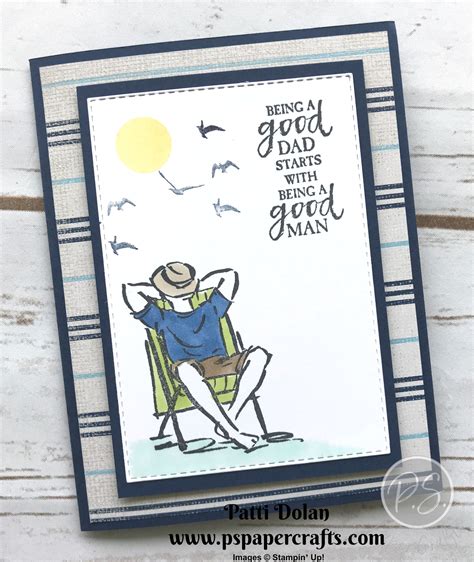 A Good Man Fathers Day Card — Ps Paper Crafts Birthday Cards For