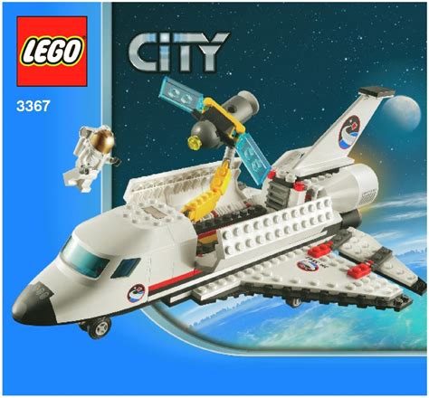 Lego spaceship tutorial / instructions moc. LEGO City Space Shuttle Instructions 3367, City Space